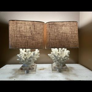 Set of two horchow lamps